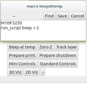 Macros & custom buttons